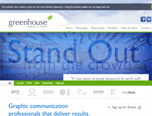 Tablet Screenshot of greenhousegraphics.co.uk